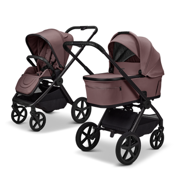 MOON GIO Fold Kombikinderwagen in Tonka mit Sportsitz und Babywanne